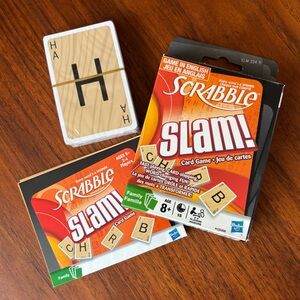 Hasbro Scrabble Slam! Card Game Family Fun New in Packaging